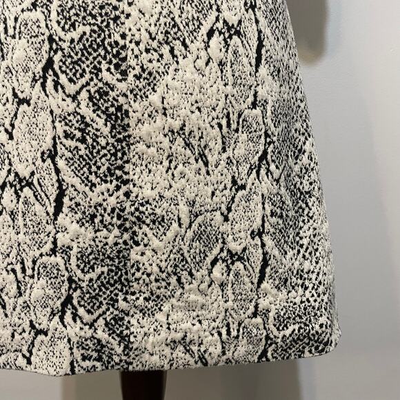 Marvin Richards Textured Snakeskin Design Fit and Flare Dress Cowl Women’s sz 4 - Picture 9 of 12
